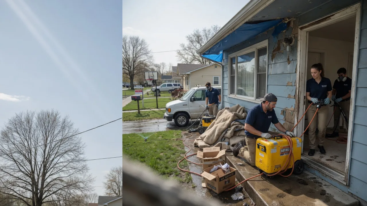 Basement Flood Cleanup in Camden, MI near me